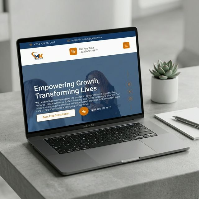 Moonnik Consultancy Website